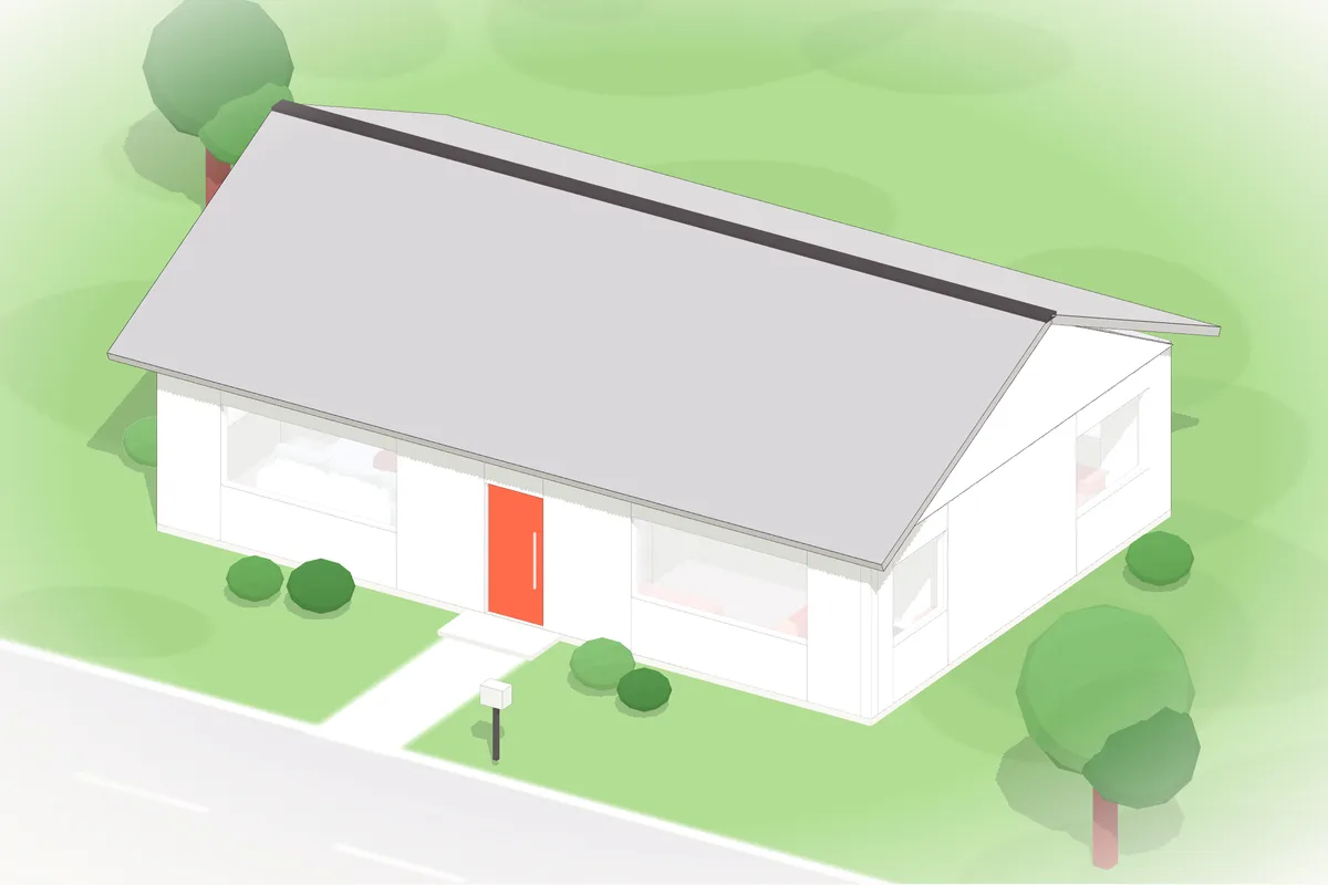 A model home: visit